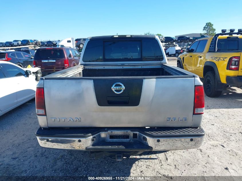 2005 Nissan Titan Le VIN: 1N6BA07A45N536042 Lot: 40926955