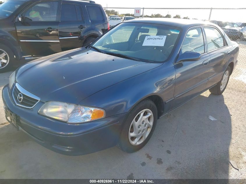 2001 Mazda 626 Es V6/Lx V6 VIN: 1YVGF22D615218709 Lot: 40926961