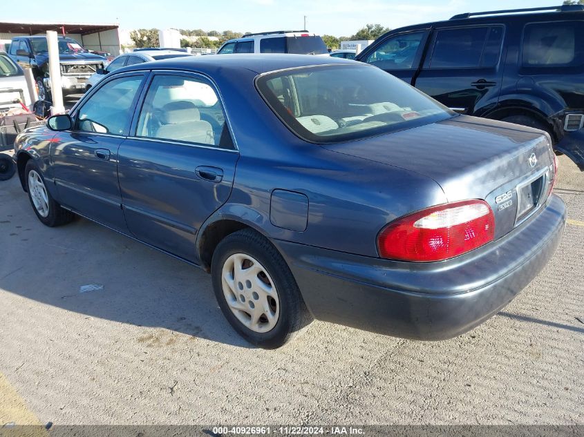 2001 Mazda 626 Es V6/Lx V6 VIN: 1YVGF22D615218709 Lot: 40926961