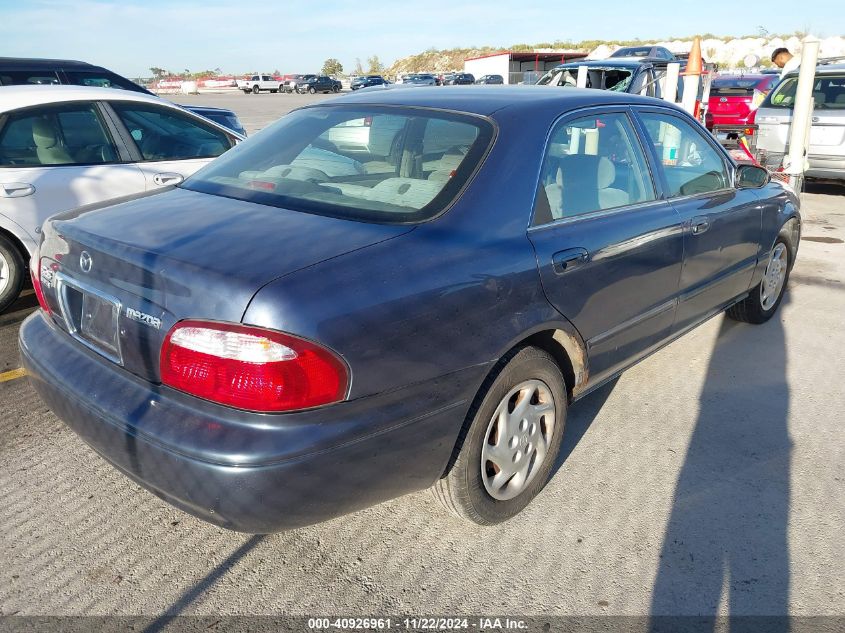 2001 Mazda 626 Es V6/Lx V6 VIN: 1YVGF22D615218709 Lot: 40926961