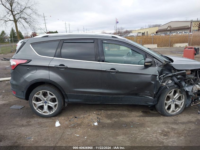 2017 Ford Escape Titanium VIN: 1FMCU0J91HUD15680 Lot: 40926968