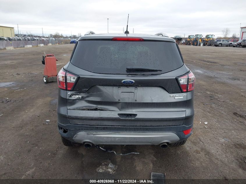 2017 Ford Escape Titanium VIN: 1FMCU0J91HUD15680 Lot: 40926968