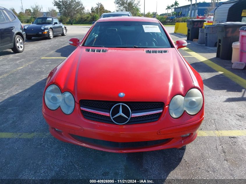 2003 Mercedes-Benz Sl 500 VIN: WDBSK75F03F029572 Lot: 40926995