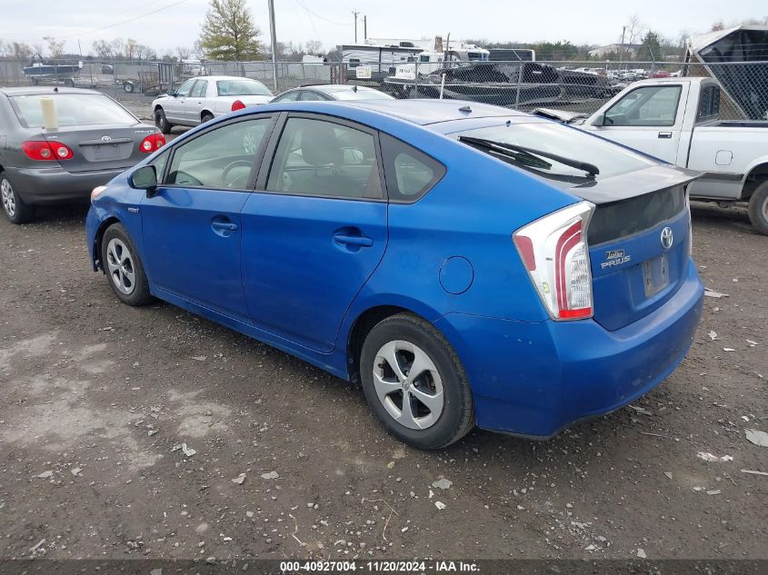 VIN JTDKN3DU2F1935337 2015 Toyota Prius, Two no.3