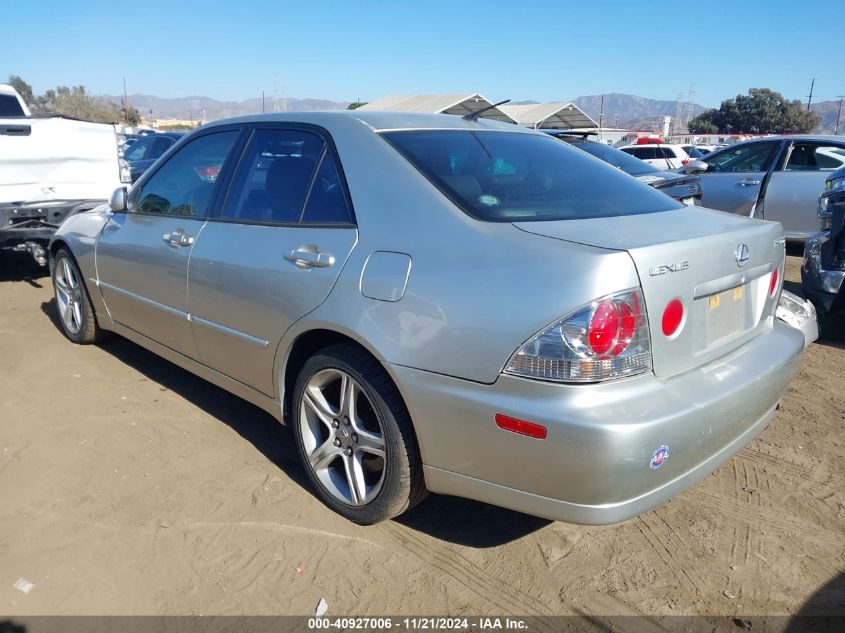 2002 Lexus Is 300 VIN: JTHBD192X20049232 Lot: 40927006