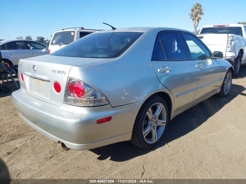 2002 Lexus Is 300 VIN: JTHBD192X20049232 Lot: 40927006