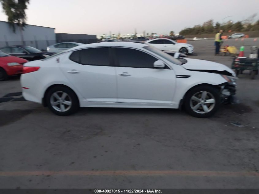 2014 Kia Optima Lx VIN: 5XXGM4A71EG282032 Lot: 40927015