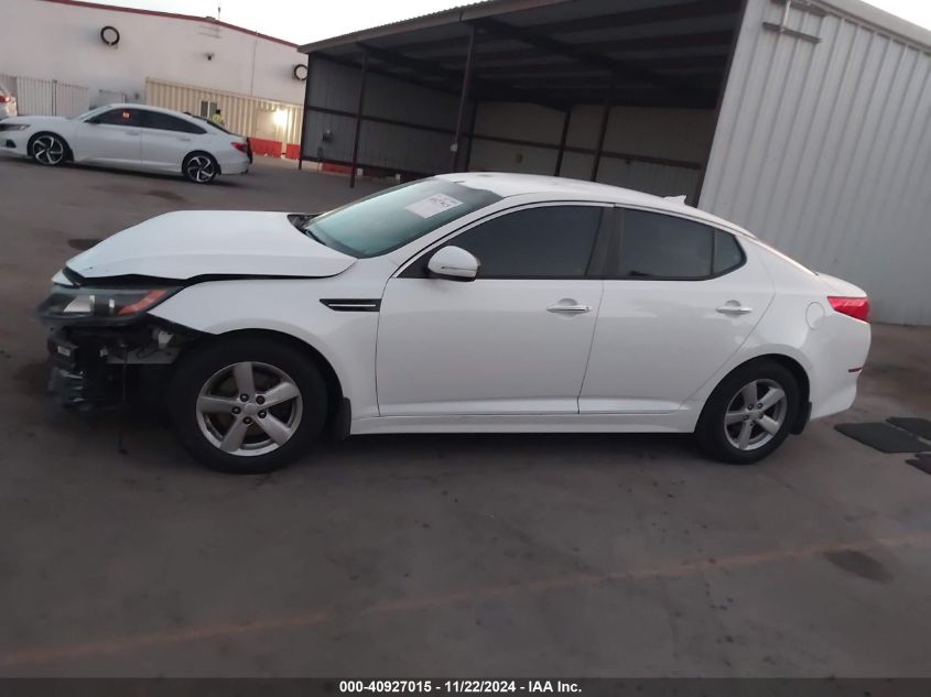 2014 Kia Optima Lx VIN: 5XXGM4A71EG282032 Lot: 40927015