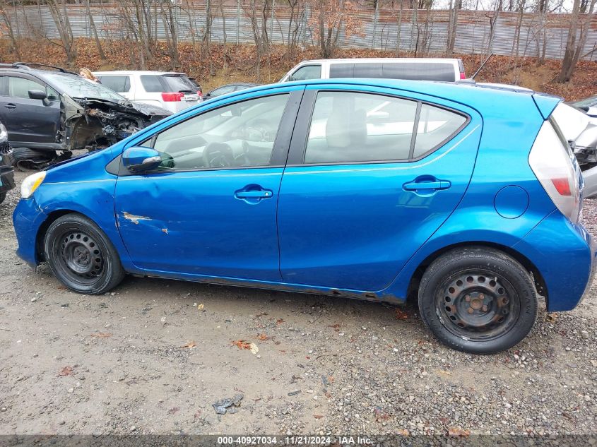 2012 Toyota Prius C Three VIN: JTDKDTB34C1512591 Lot: 40927034