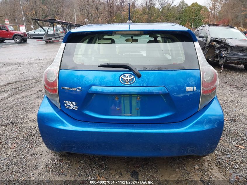 2012 Toyota Prius C Three VIN: JTDKDTB34C1512591 Lot: 40927034