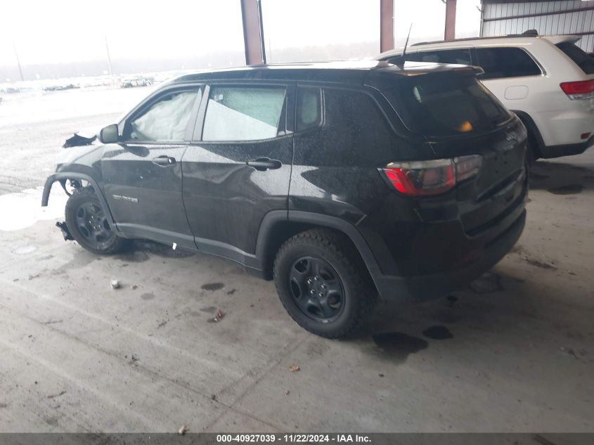 2020 Jeep Compass Sport Fwd VIN: 3C4NJCAB2LT151188 Lot: 40927039