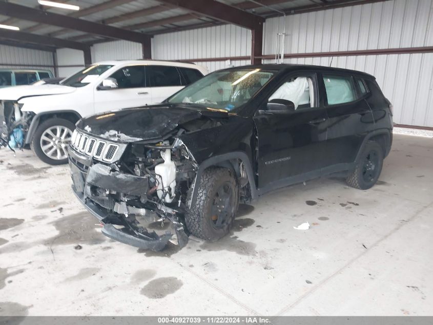 2020 Jeep Compass Sport Fwd VIN: 3C4NJCAB2LT151188 Lot: 40927039