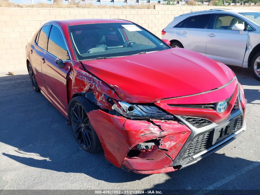 2021 Toyota Camry Xse Hybrid VIN: 4T1K31AK0MU020426 Lot: 40927052