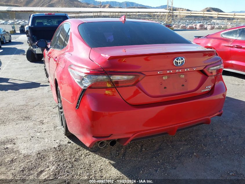 2021 Toyota Camry Xse Hybrid VIN: 4T1K31AK0MU020426 Lot: 40927052