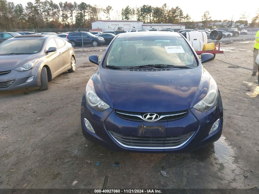 2013 Hyundai Elantra Gls VIN: 5NPDH4AE7DH447476 Lot: 40927060