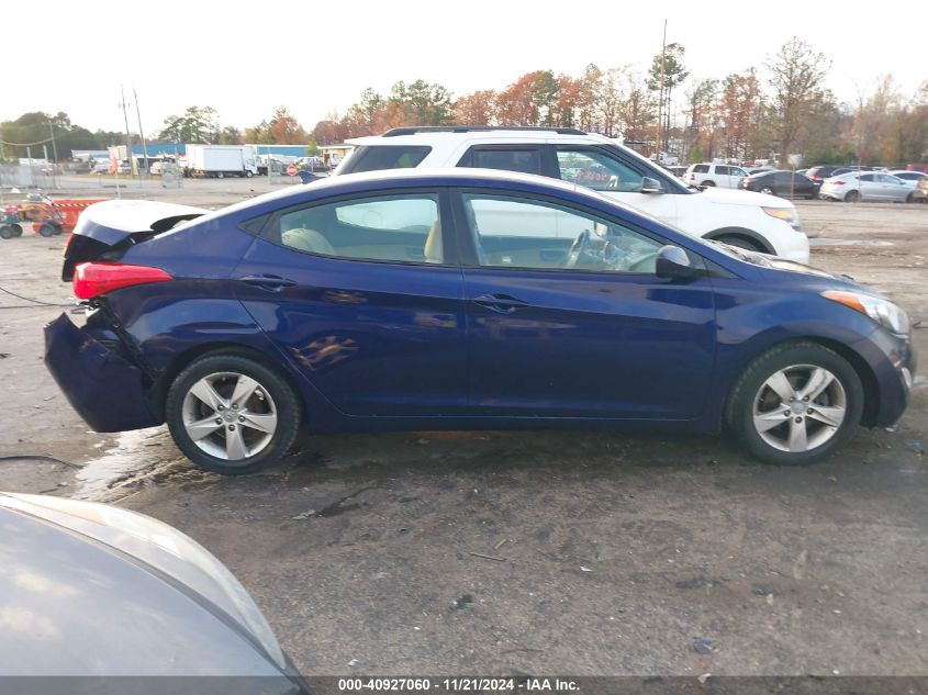 2013 Hyundai Elantra Gls VIN: 5NPDH4AE7DH447476 Lot: 40927060