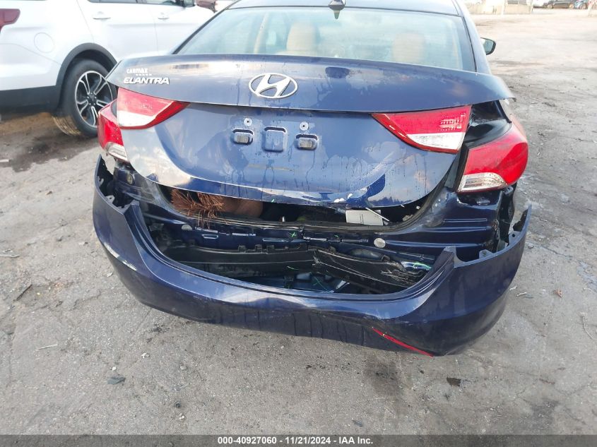 2013 Hyundai Elantra Gls VIN: 5NPDH4AE7DH447476 Lot: 40927060