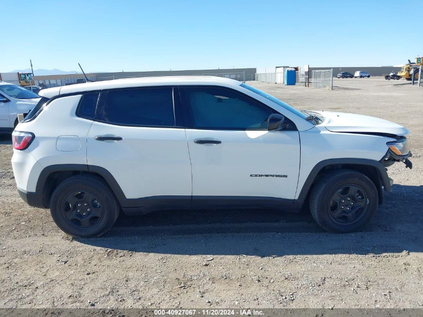 2020 Jeep Compass Sport Fwd VIN: 3C4NJCAB5LT125247 Lot: 40927067