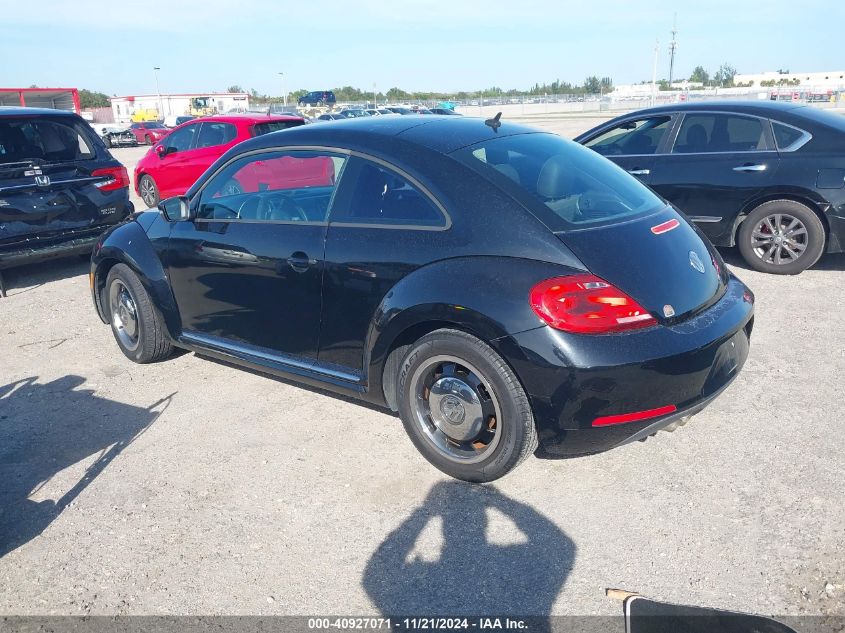 2012 Volkswagen Beetle 2.5L VIN: 3VWJP7AT8CM655930 Lot: 40927071