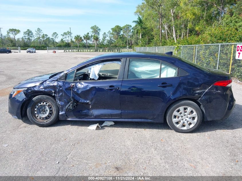 2020 Toyota Corolla Le VIN: JTDEPRAE2LJ105816 Lot: 40927108