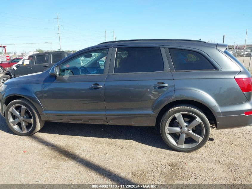 2015 Audi Q7 3.0T Premium VIN: WA1LGAFE6FD027930 Lot: 40927110