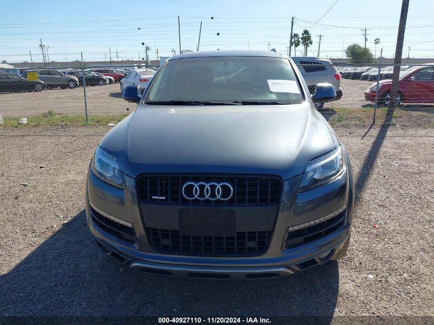 2015 Audi Q7 3.0T Premium VIN: WA1LGAFE6FD027930 Lot: 40927110