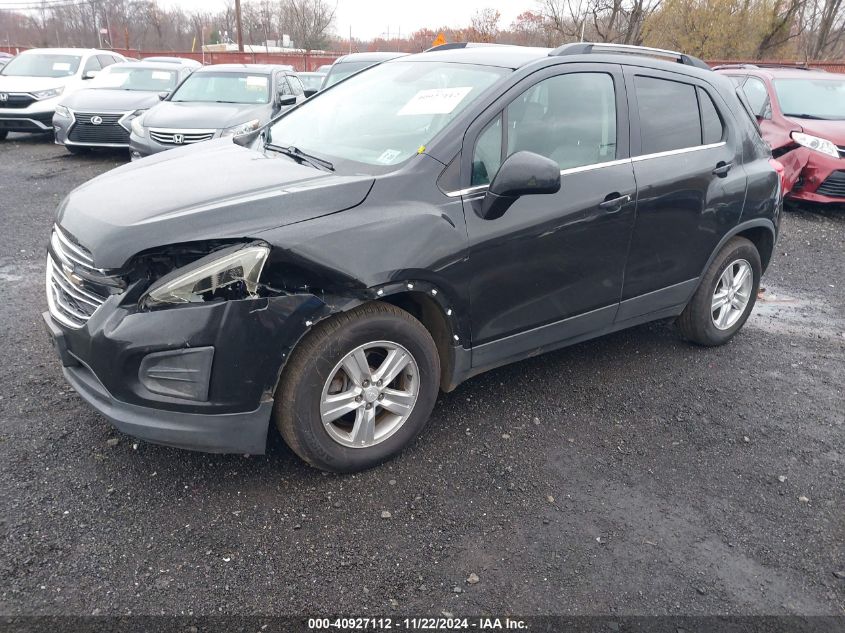 VIN 3GNCJLSB1FL252238 2015 Chevrolet Trax, LT no.2