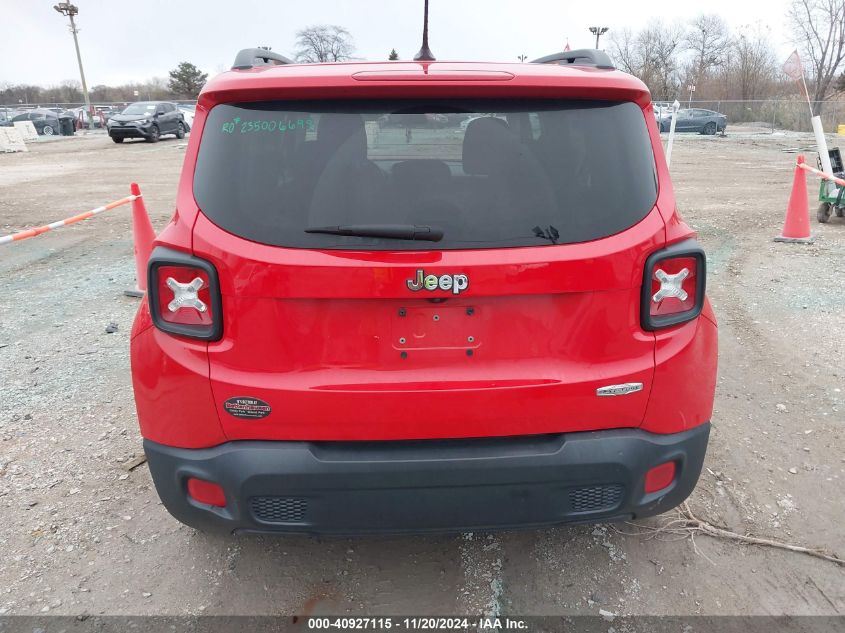 2017 Jeep Renegade Latitude Fwd VIN: ZACCJABB1HPF53714 Lot: 40927115