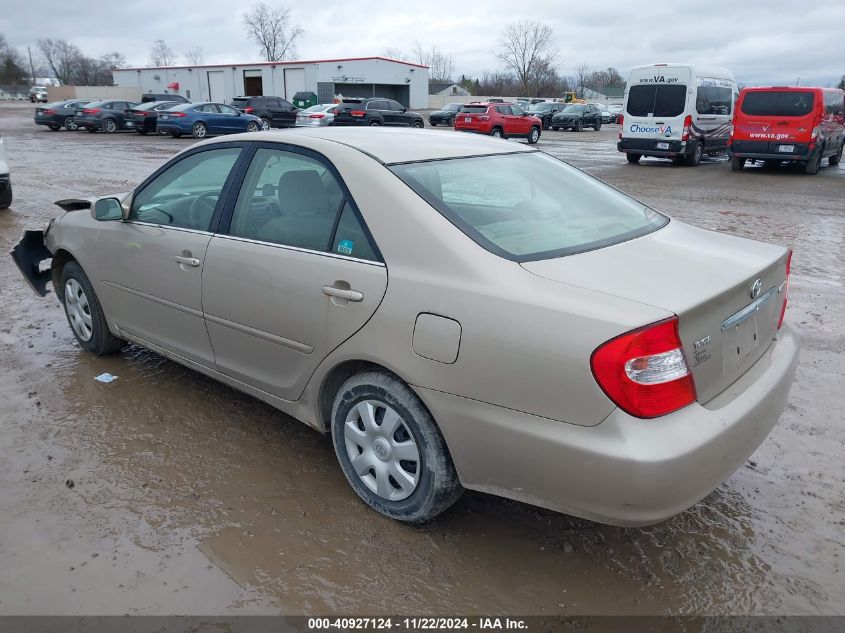 2003 Toyota Camry Le VIN: 4T1BE32K73U760865 Lot: 40927124