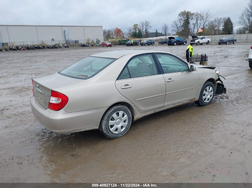 2003 Toyota Camry Le VIN: 4T1BE32K73U760865 Lot: 40927124