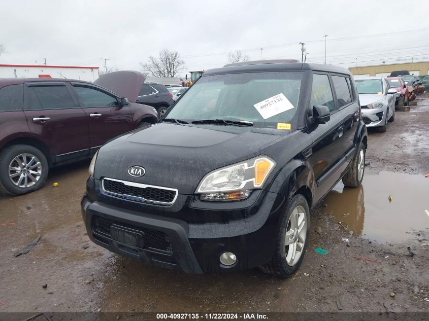 2010 Kia Soul + VIN: KNDJT2A25A7180379 Lot: 40927135