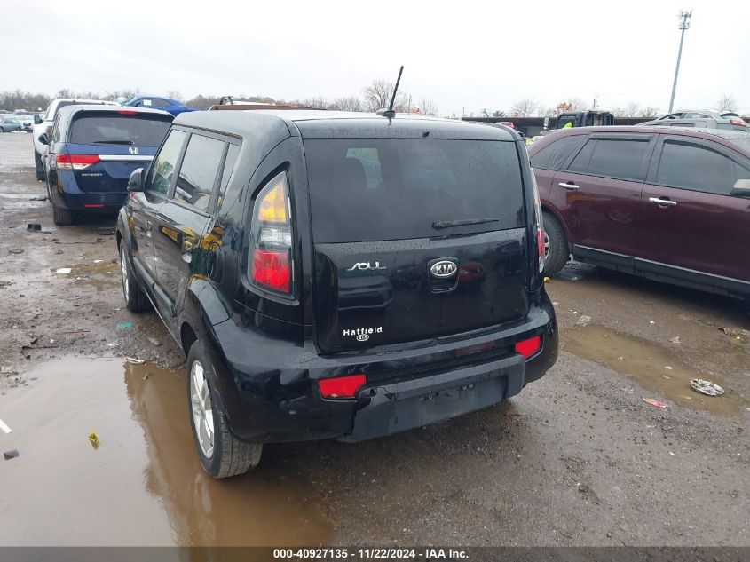 2010 Kia Soul + VIN: KNDJT2A25A7180379 Lot: 40927135