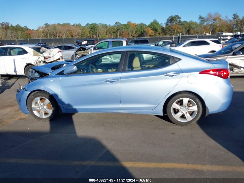 2013 Hyundai Elantra Gls VIN: KMHDH4AE4DU522779 Lot: 40927145