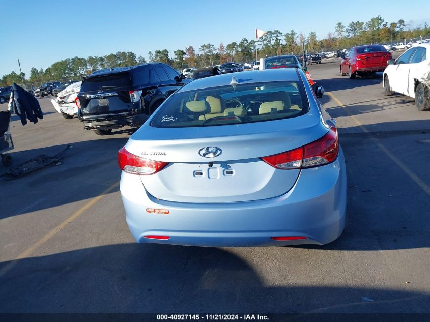 2013 Hyundai Elantra Gls VIN: KMHDH4AE4DU522779 Lot: 40927145