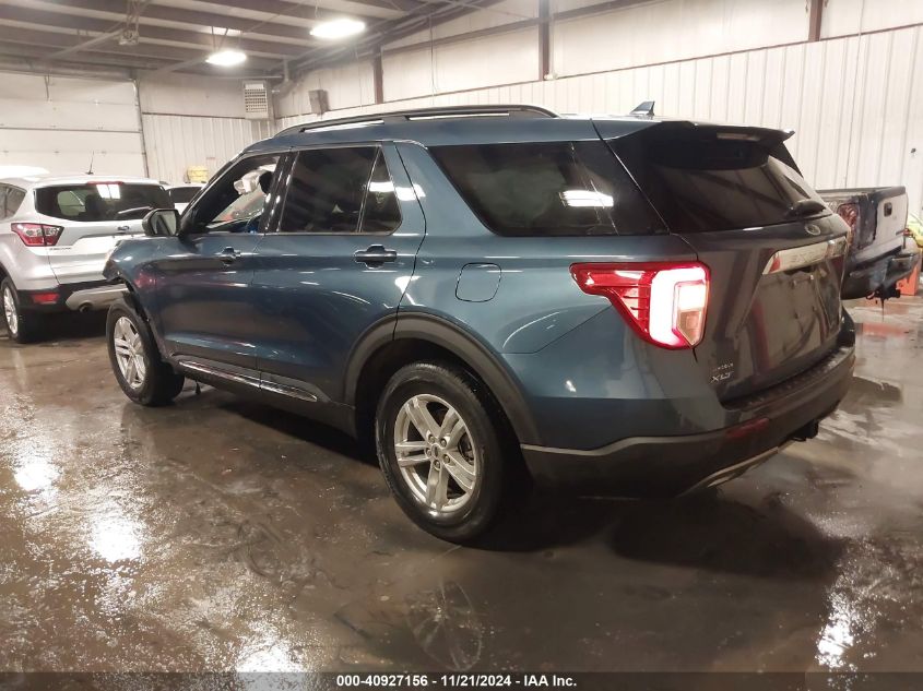 VIN 1FMSK8DH8LGB35607 2020 Ford Explorer, Xlt no.3