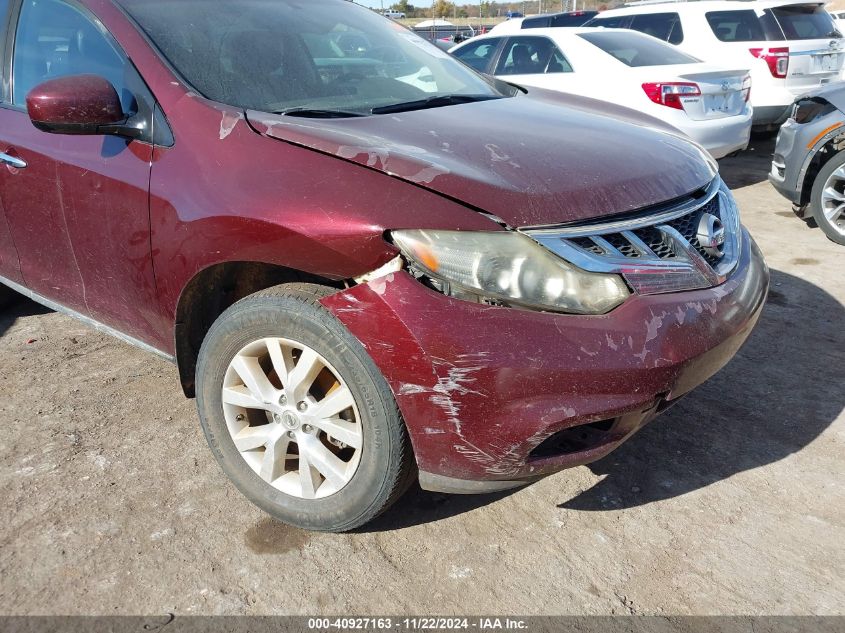 2011 Nissan Murano S VIN: JN8AZ1MW7BW161030 Lot: 40927163