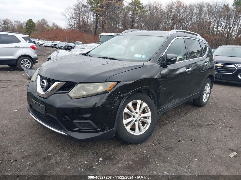 2014 Nissan Rogue Sv VIN: 5N1AT2MK0EC849078 Lot: 40927207