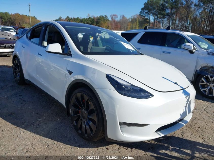 VIN 7SAYGDEF5PF660102 2023 TESLA MODEL Y no.1