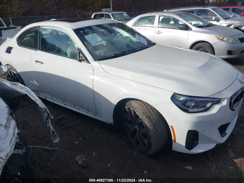 2024 BMW 230 I xDrive VIN: 3MW33CM04R8E27357 Lot: 40927356