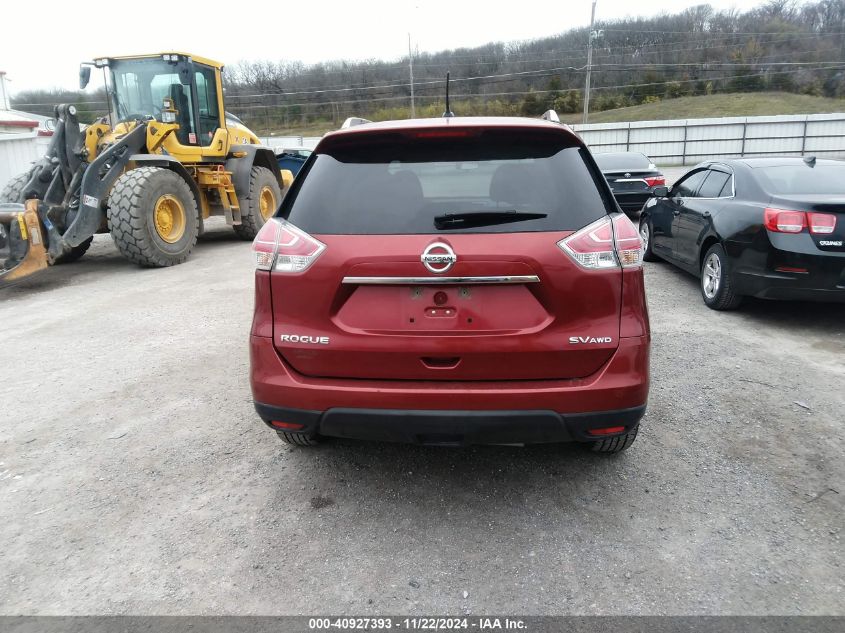 2015 Nissan Rogue Sv VIN: KNMAT2MV0FP536640 Lot: 40927393