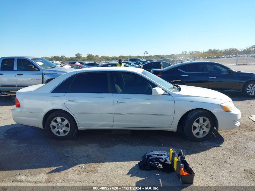 2002 Toyota Avalon Xl VIN: 4T1BF28B42U230723 Lot: 40927420