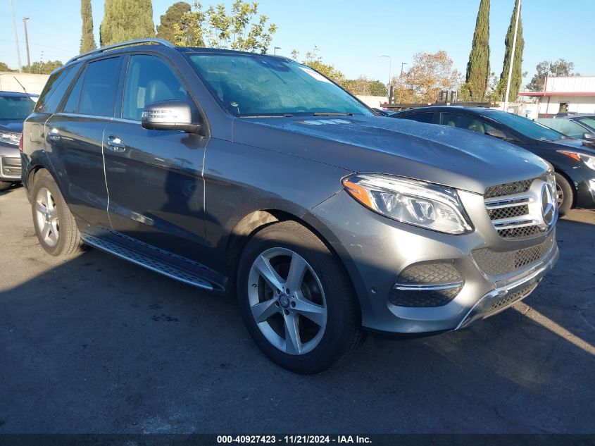 VIN 4JGDA5JB0HA825906 2017 Mercedes-Benz GLE 350 no.1