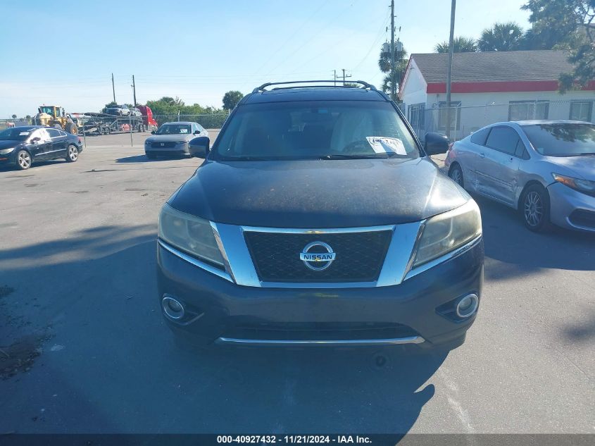 2014 Nissan Pathfinder Platinum VIN: 5N1AR2MN5EC616628 Lot: 40927432