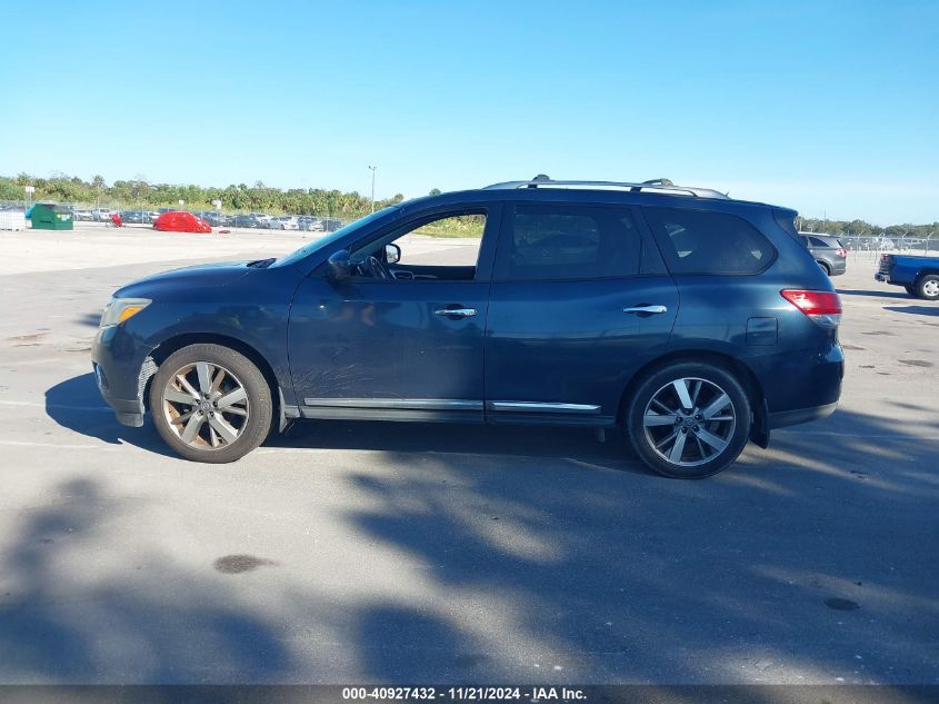 2014 Nissan Pathfinder Platinum VIN: 5N1AR2MN5EC616628 Lot: 40927432