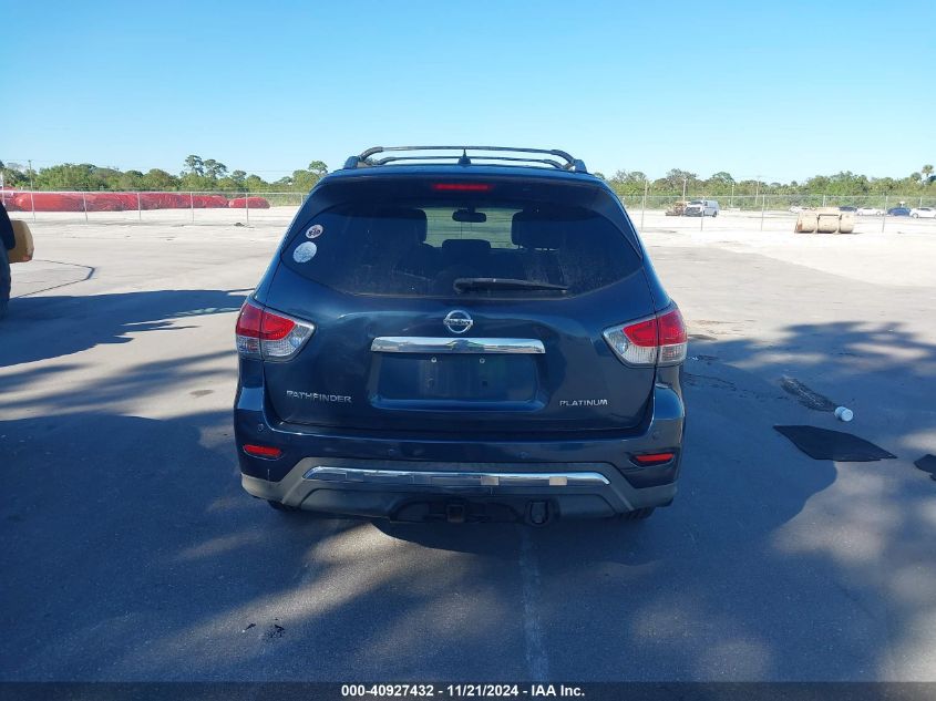 2014 Nissan Pathfinder Platinum VIN: 5N1AR2MN5EC616628 Lot: 40927432