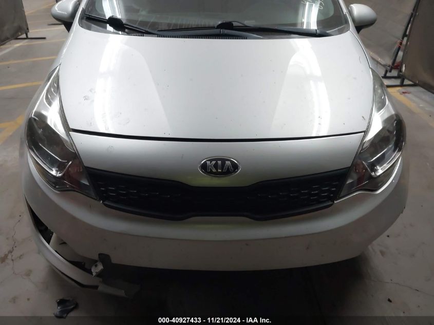 2016 Kia Rio Lx VIN: KNADM4A30G6638629 Lot: 40927433