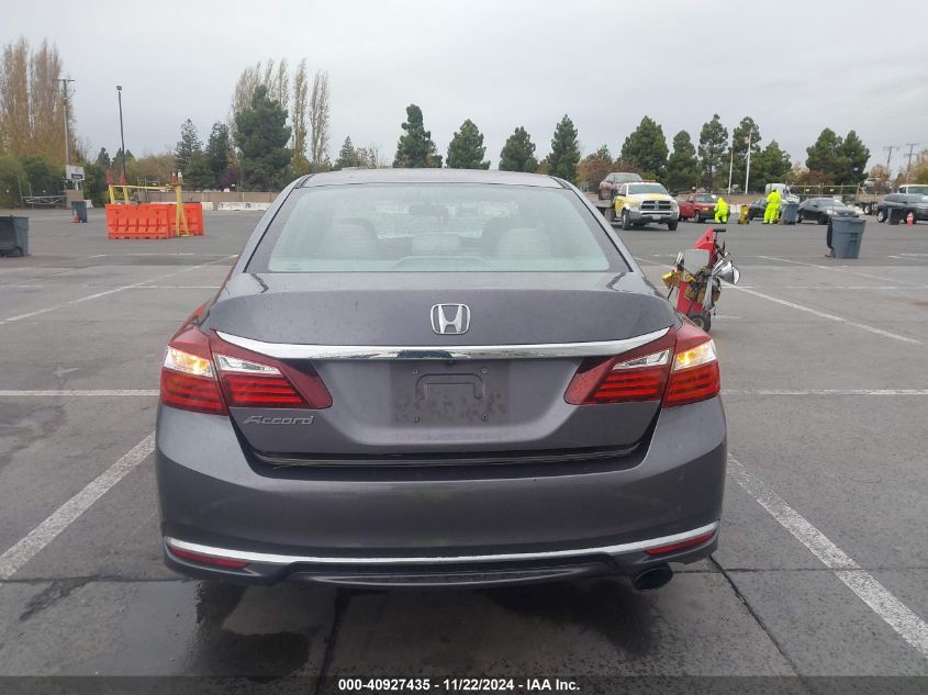 2016 Honda Accord Lx VIN: 1HGCR2F34GA011427 Lot: 40927435