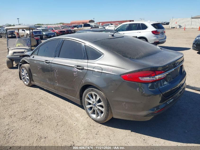 2017 FORD FUSION HYBRID SE - 3FA6P0LU7HR400630