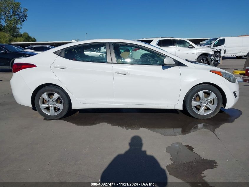 2013 Hyundai Elantra Gls VIN: 5NPDH4AE5DH376150 Lot: 40927477