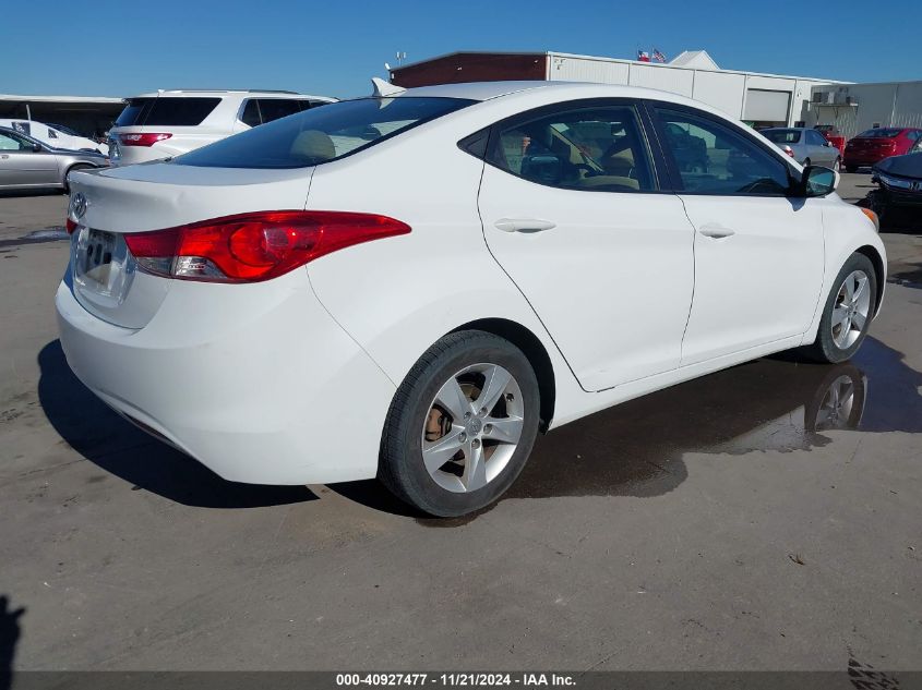 2013 Hyundai Elantra Gls VIN: 5NPDH4AE5DH376150 Lot: 40927477